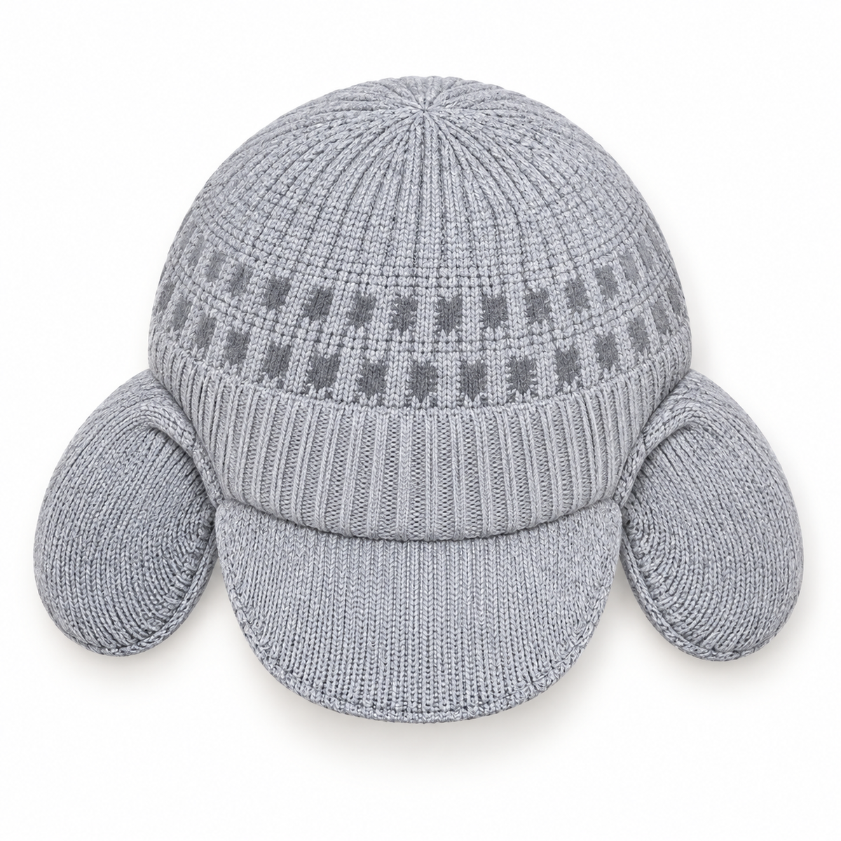 Bonnet technique gris clair – vue du dessus