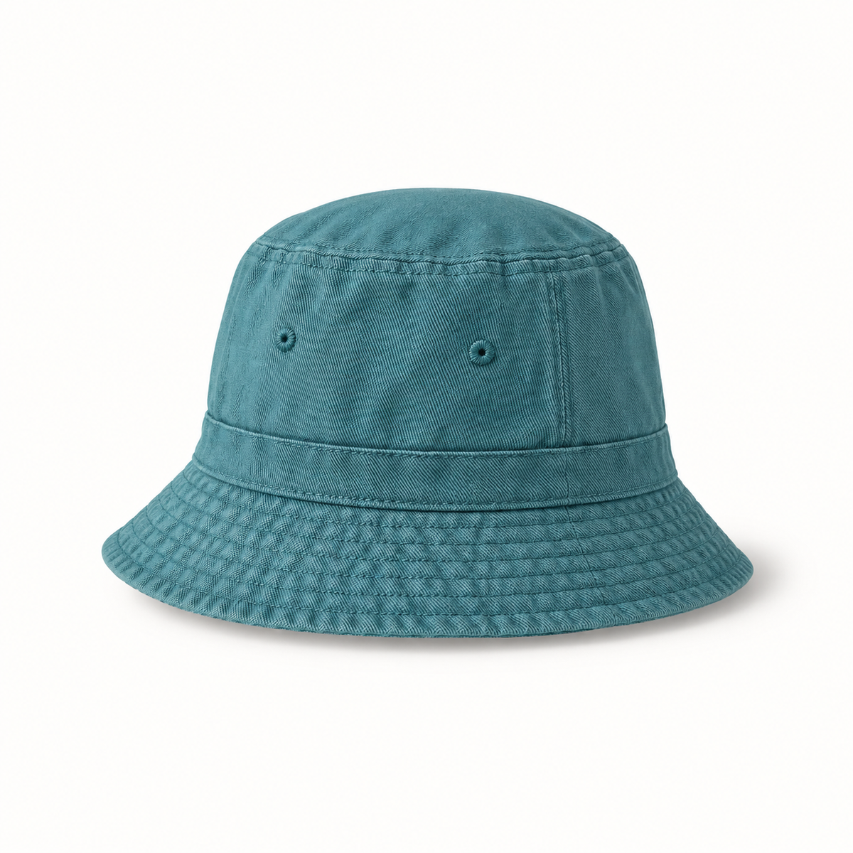 Chapeau randonnée pliable bleu – profil