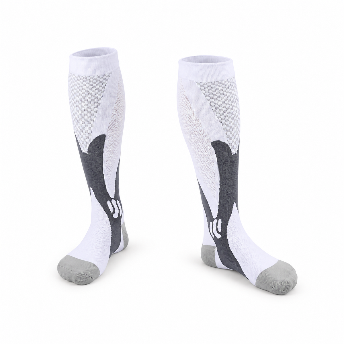 Chaussettes de randonnée adulte blanc – packshot