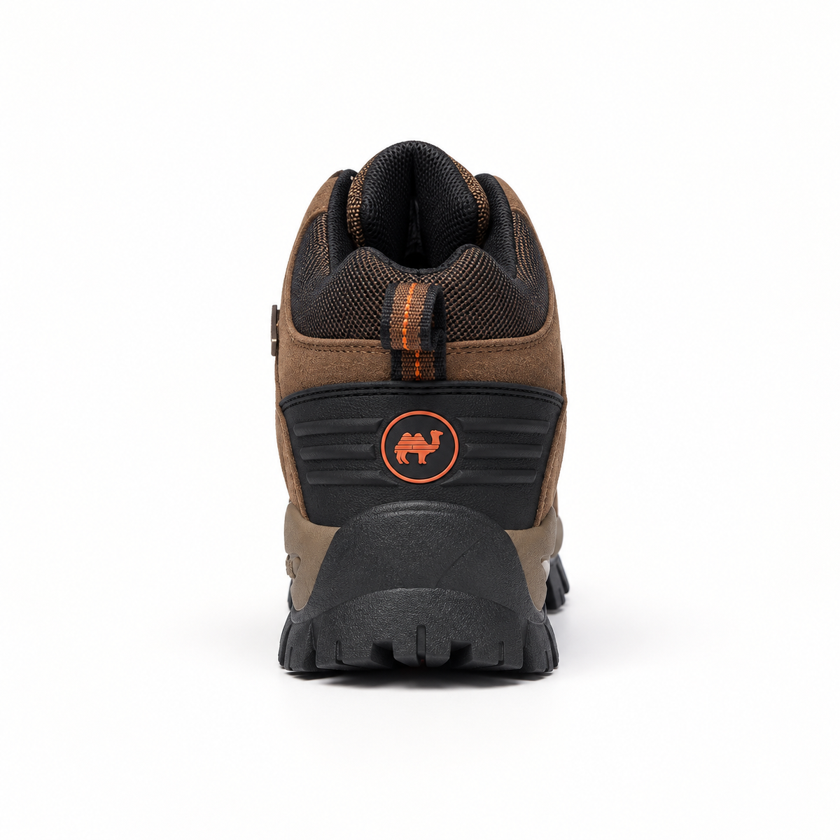 Chaussure randonnée femme marron Peru – vue arrière du col et du talon