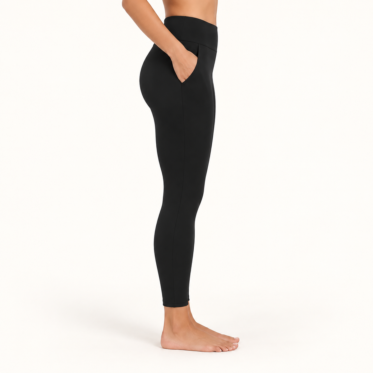 04 legging double polaire femme randonnee profil