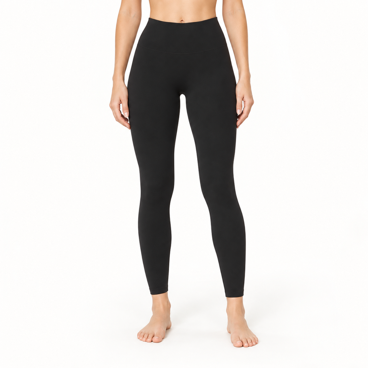 04 legging taille haute noir porte face