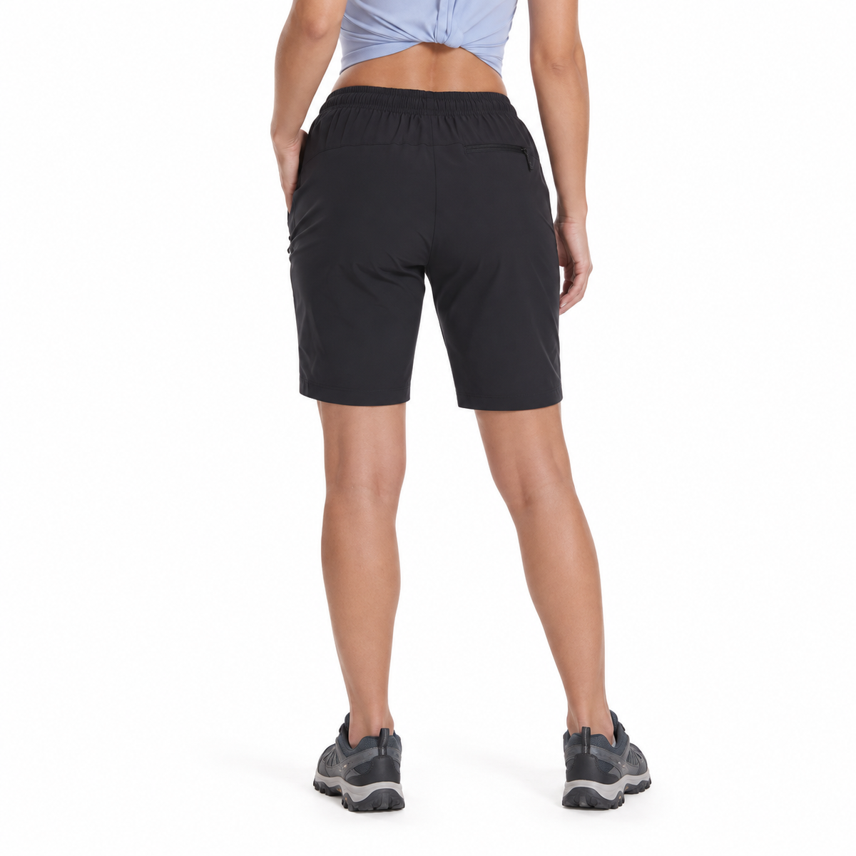 Mini short de randonnée noir – vue arrière