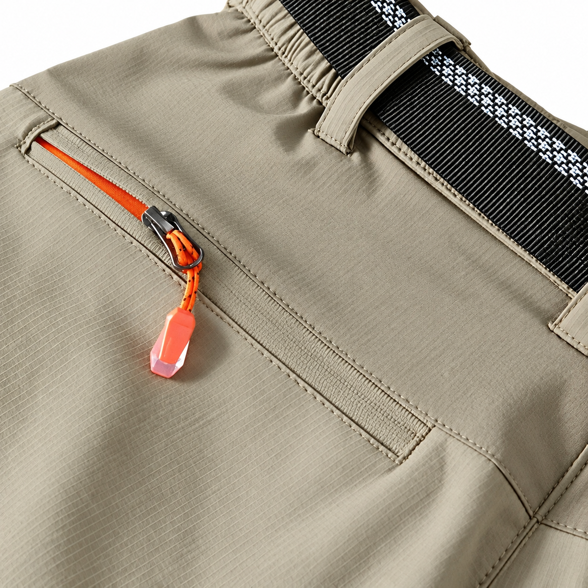 04 pantalon leger randonnee homme beige poche zippee