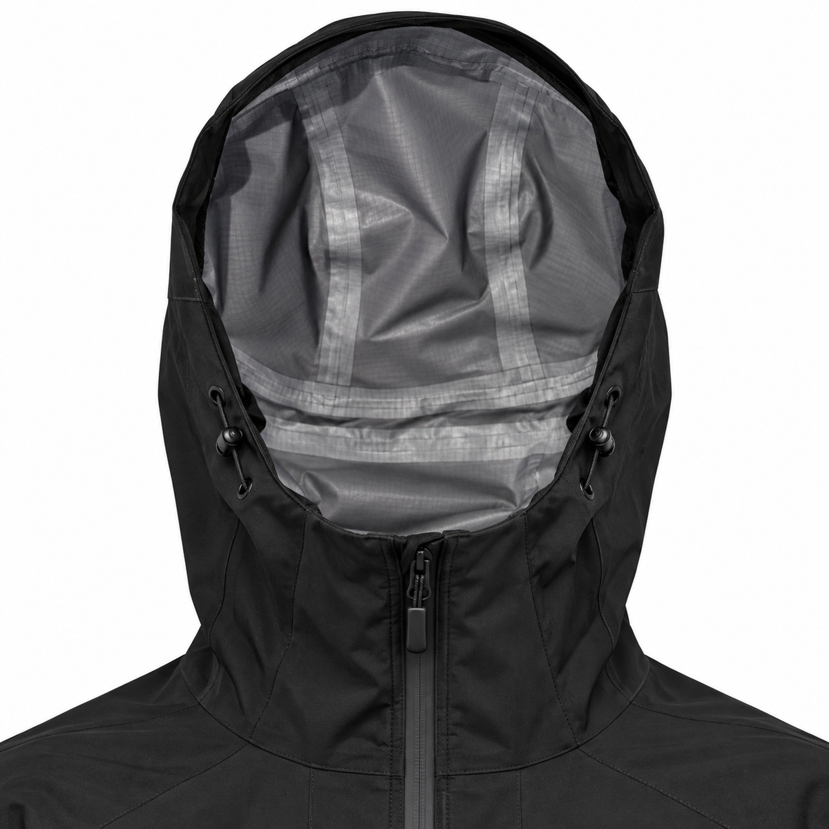 Veste capuche randonnée détail de la capuche