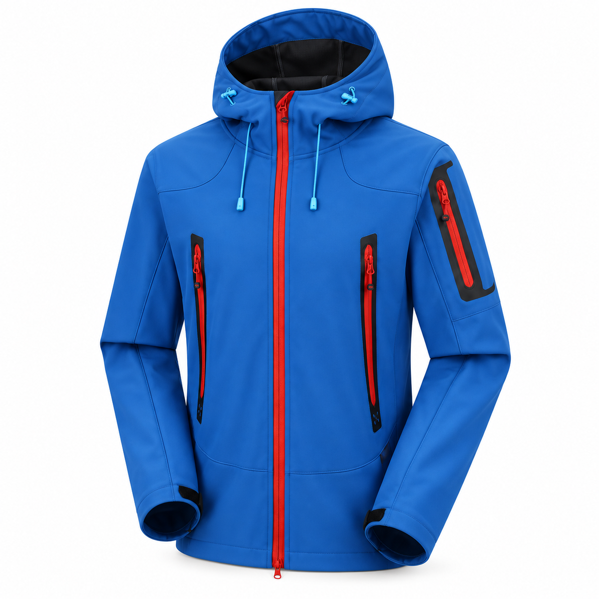 Veste coupe vent imperméable homme randonnée – vue trois-quarts