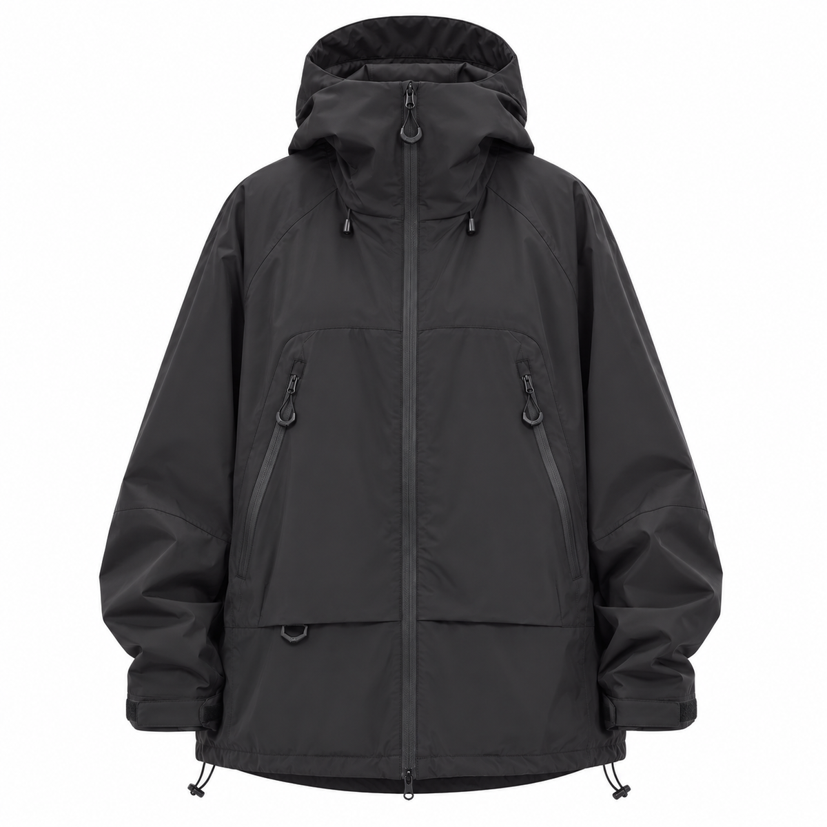 Veste de randonnée déperlante femme détail fermetures
