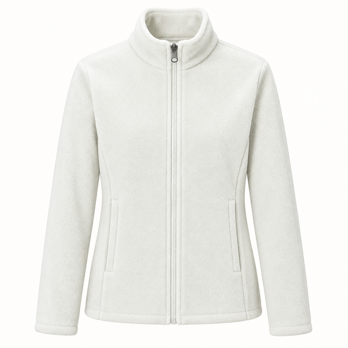 Veste randonnée 3 en 1 femme blanche – polaire intérieure seule