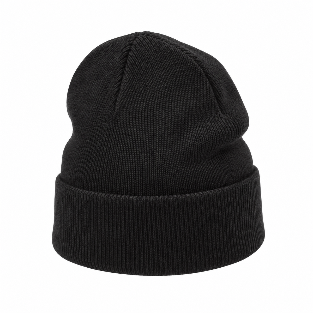 Bonnet chaud de randonnée noir – trois-quarts arrière