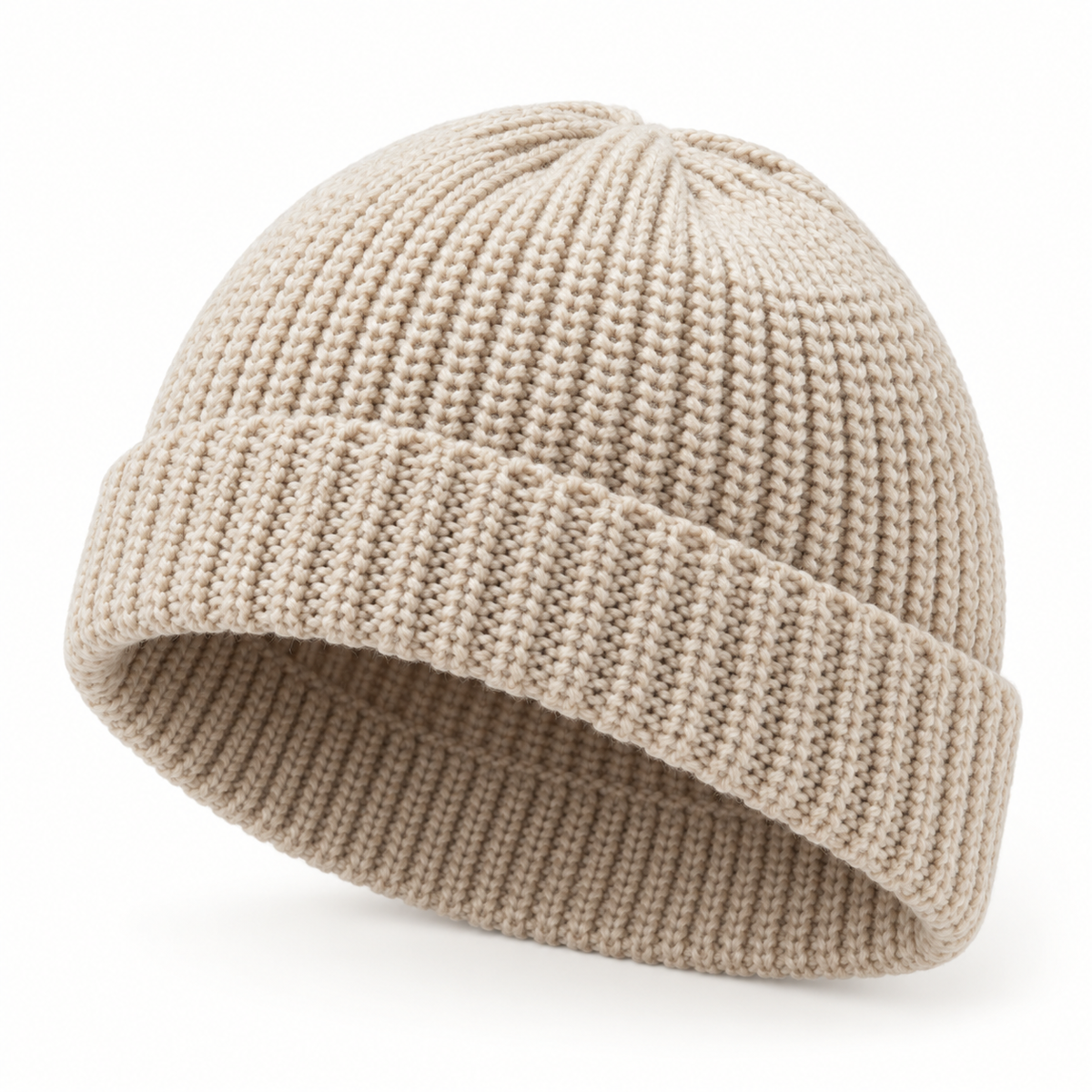 Bonnet ski beige – ouverture et intérieur