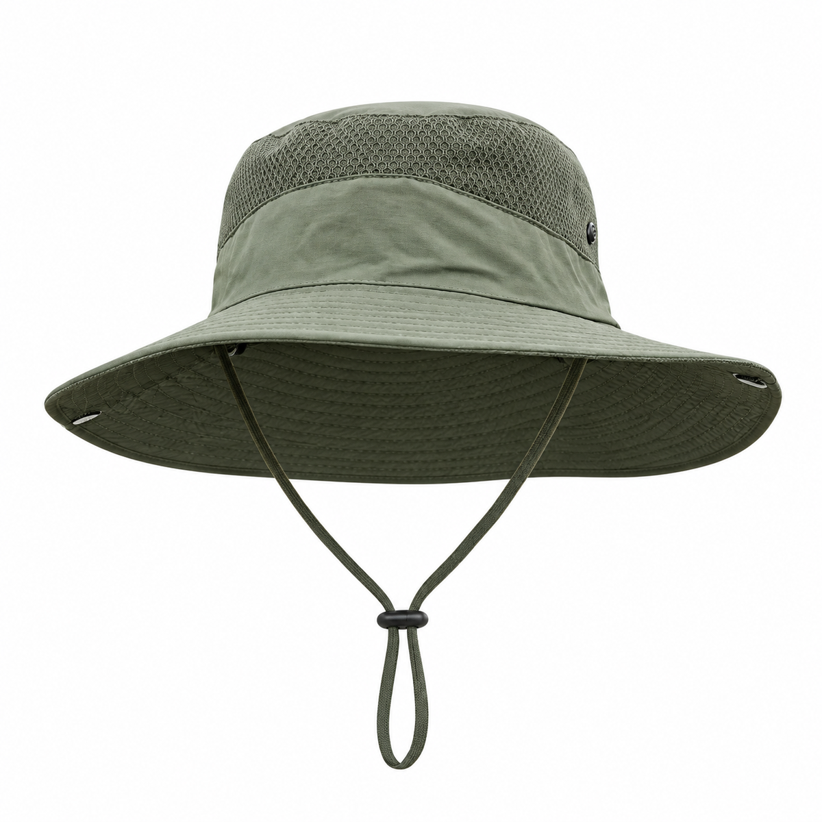 Chapeau safari vert armée – packshot