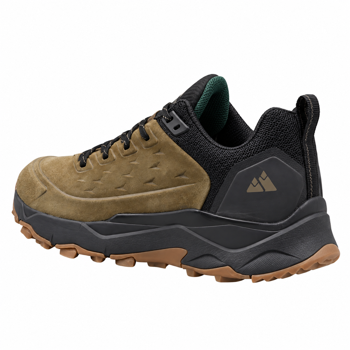 Chaussure randonnée homme été marron – vue arrière trois-quarts