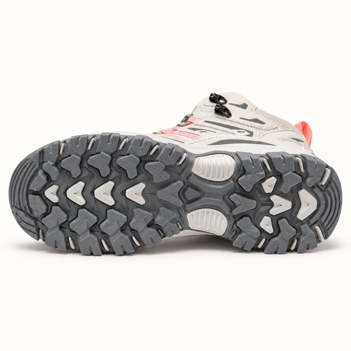 Semelle entière chaussure randonnée semi montante femme rose