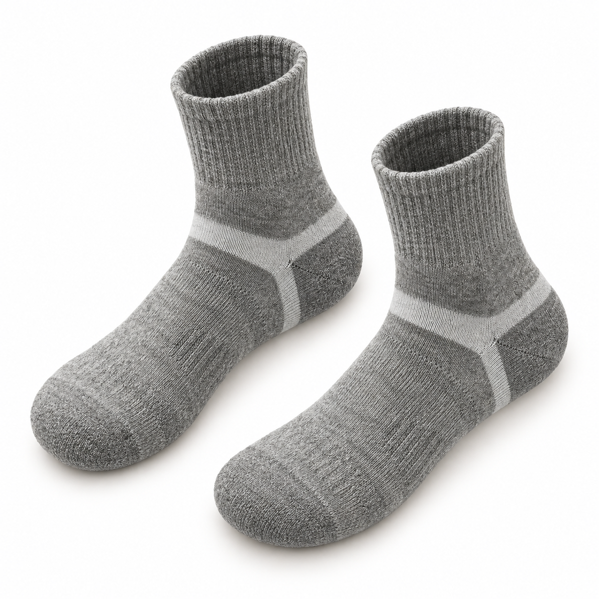 Chaussettes Randonnée Grises – Gris, conversion ouvertures
