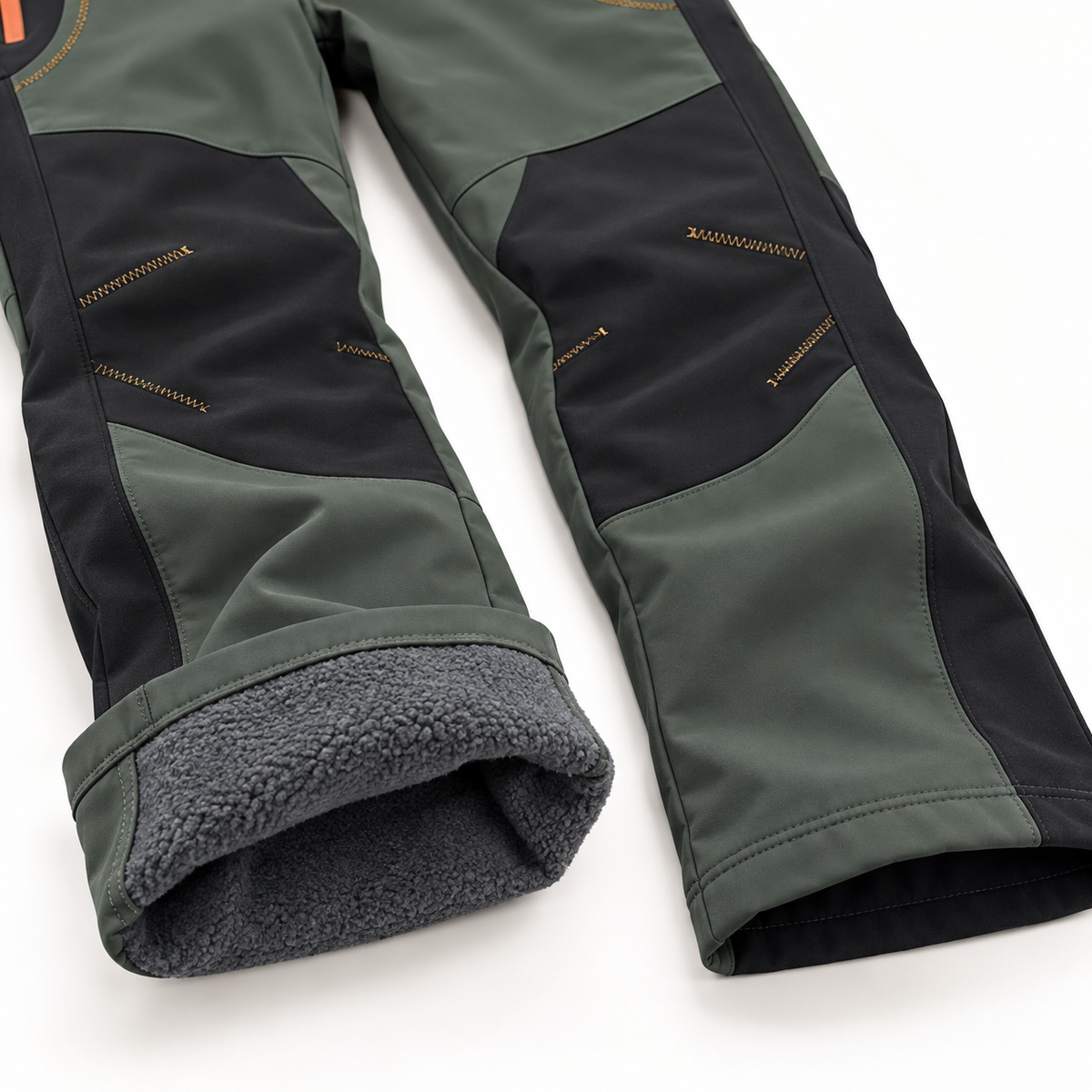 Doublure polaire du pantalon de randonnée homme grande taille
