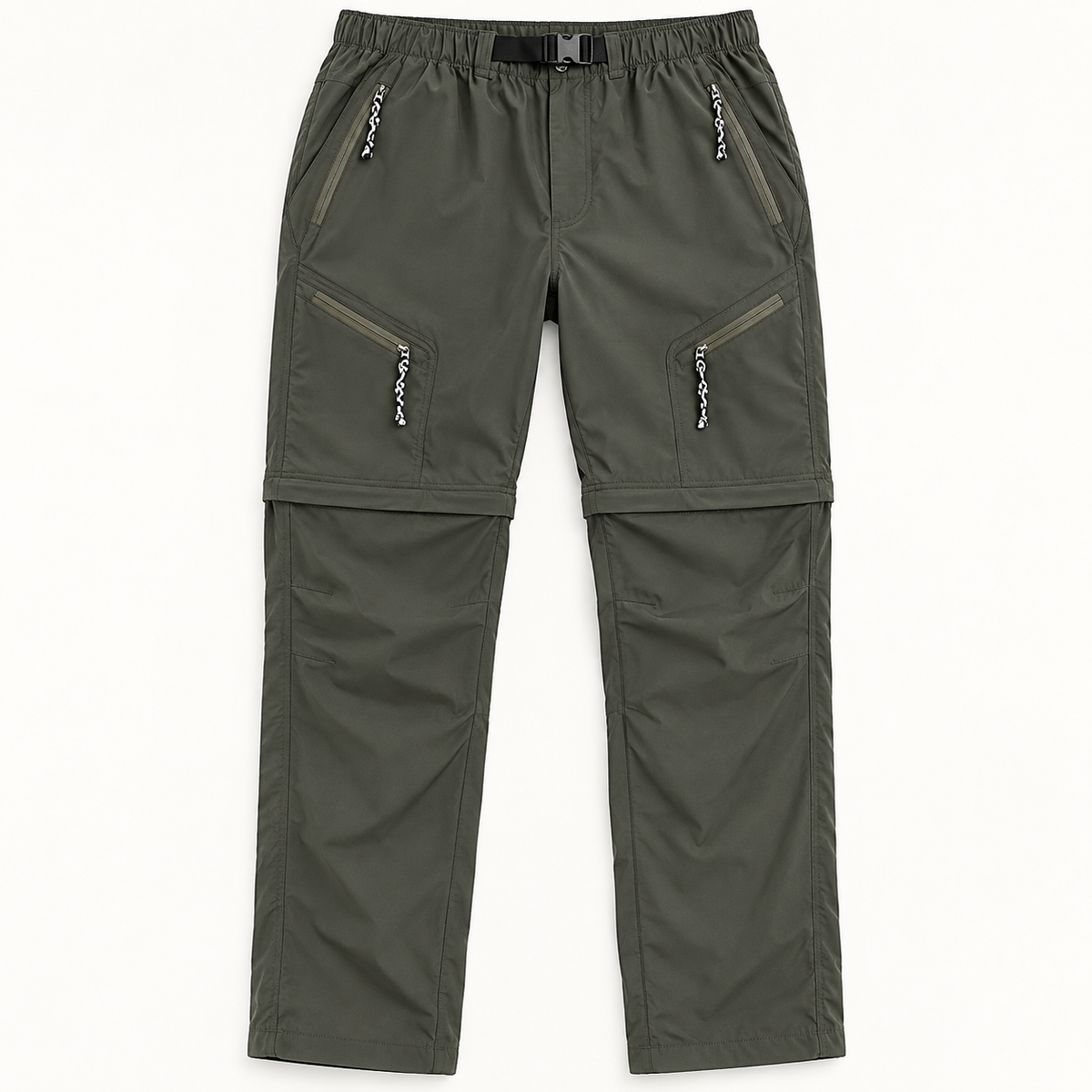 Poches zippées du pantalon randonnée modulable femme