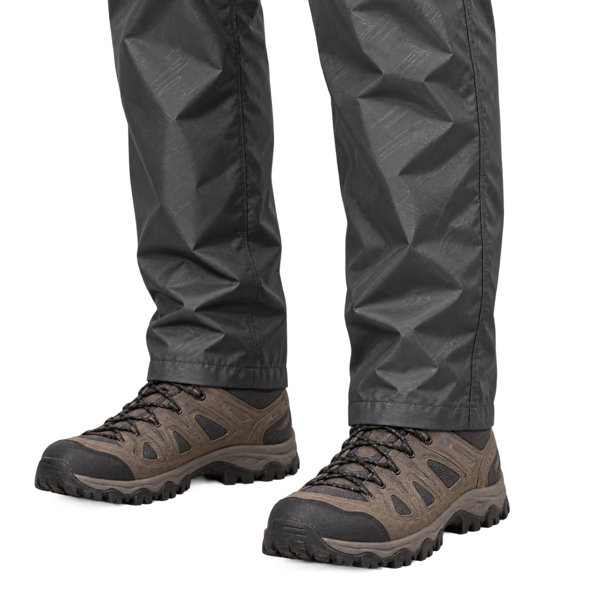 Ourlet étroit du pantalon randonnée slim gris foncé