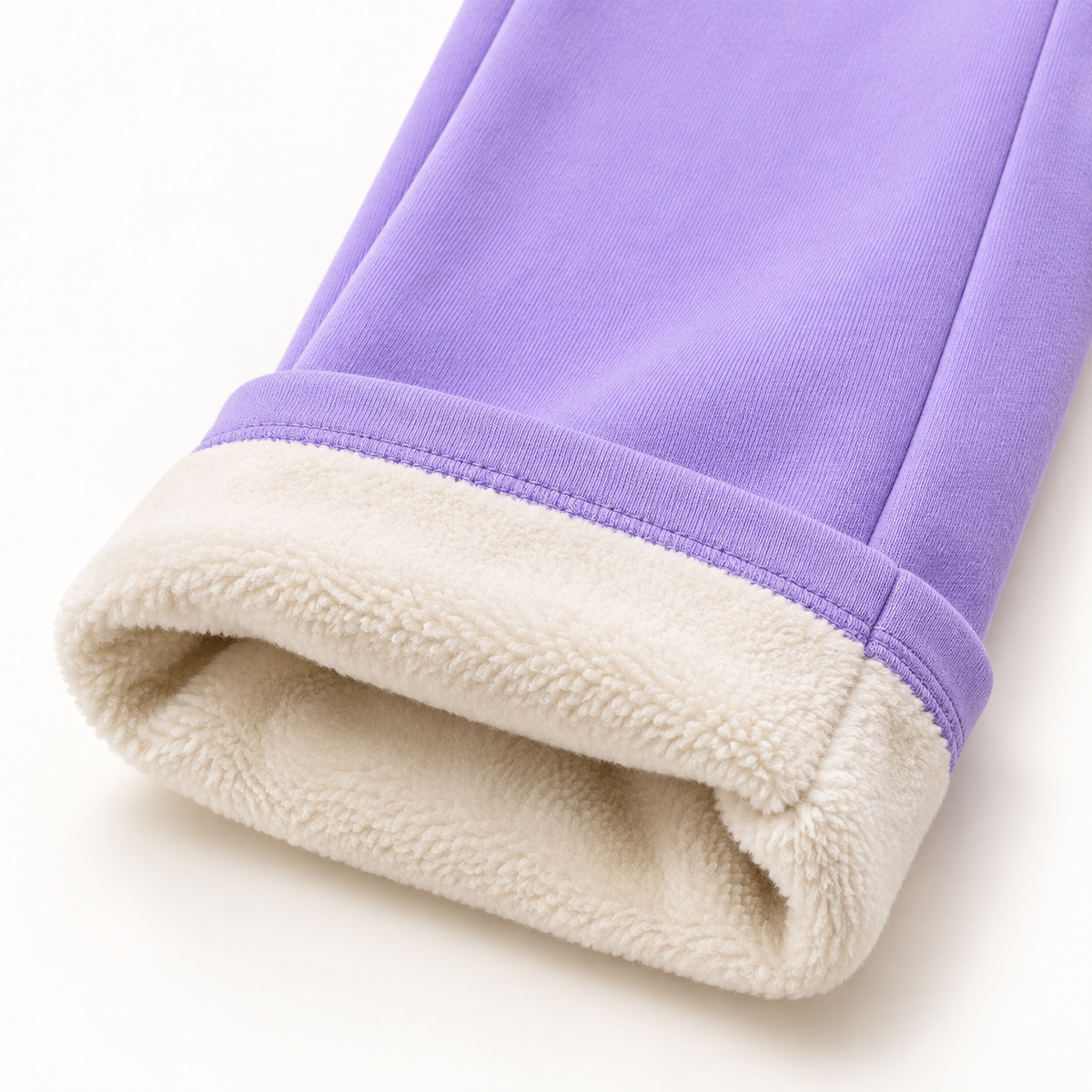 Doublure chaude en velours du pantalon de randonnée femme