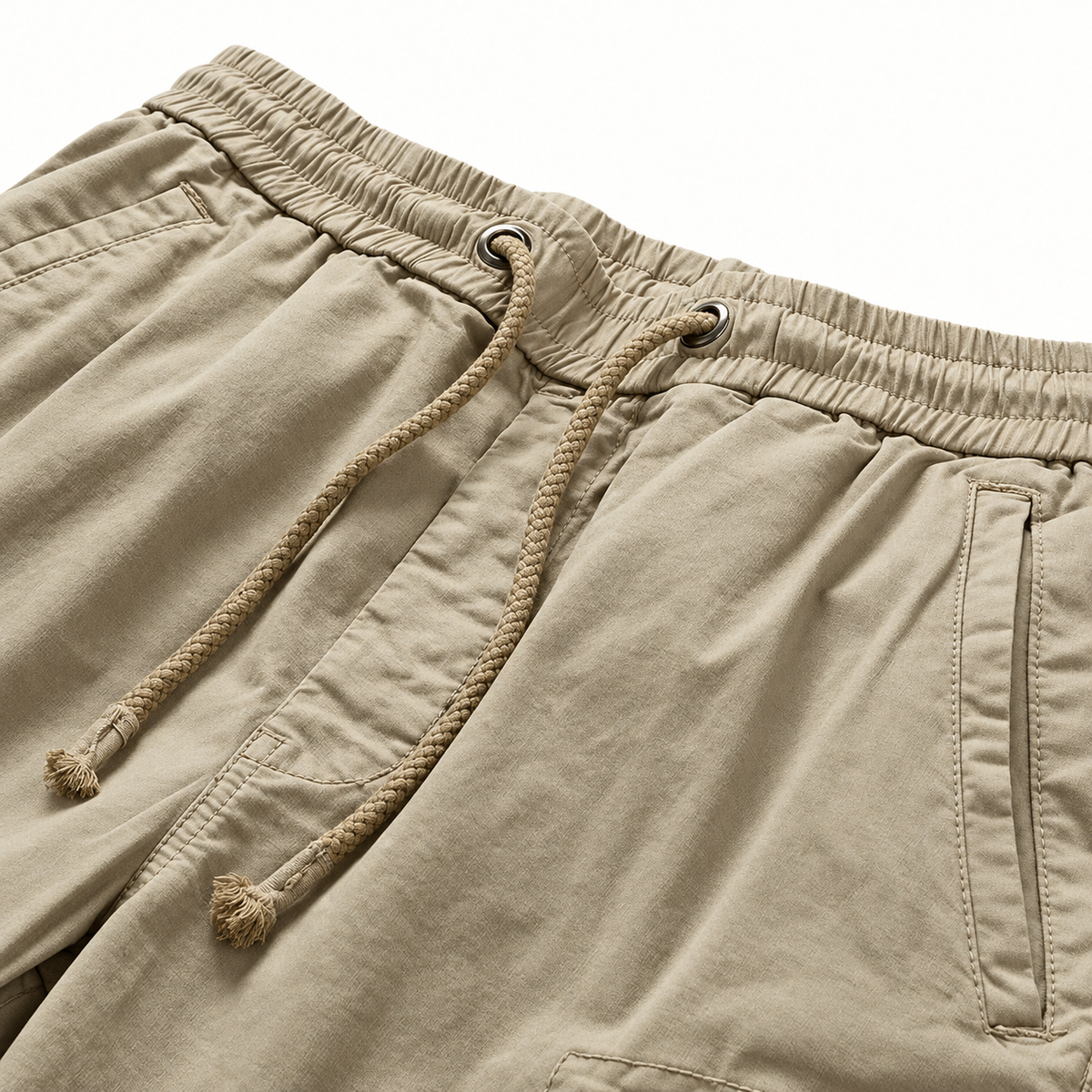 Taille élastique et cordon du short randonnée escalade