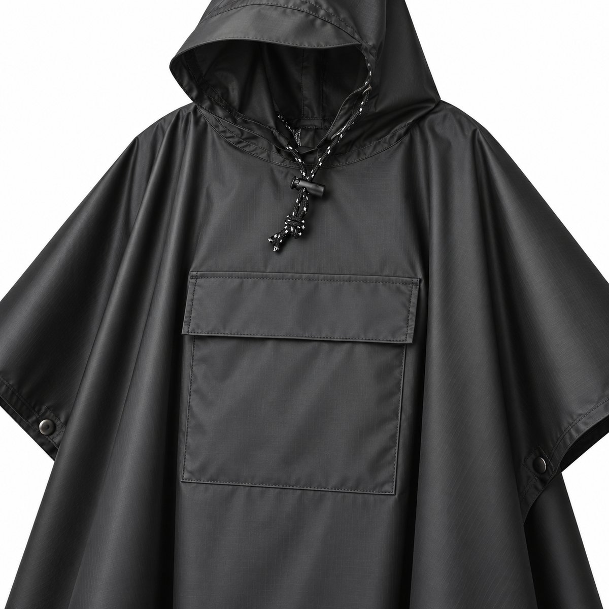 Veste de pluie longue homme détail poche