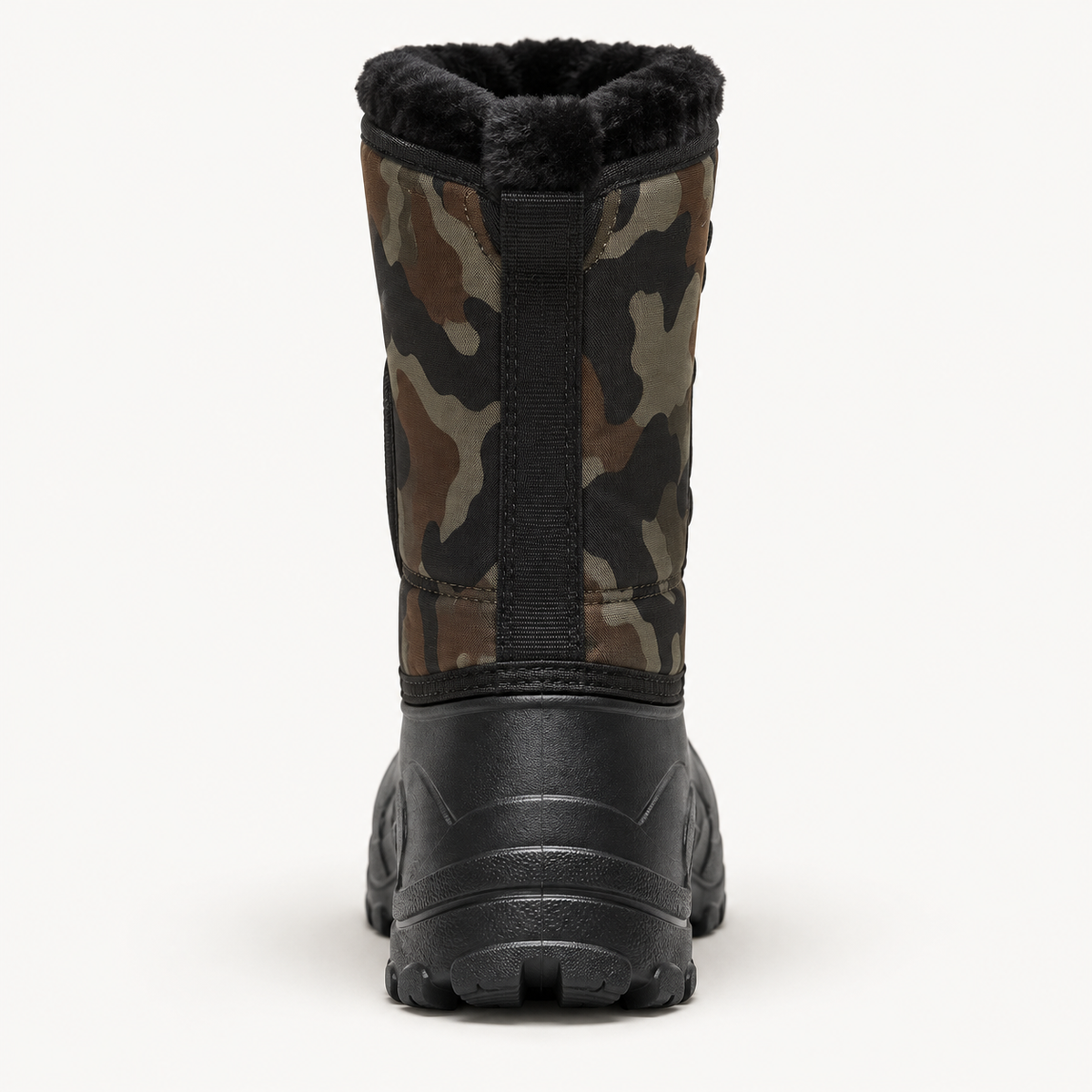 Botte randonnée neige homme camouflage – vue arrière