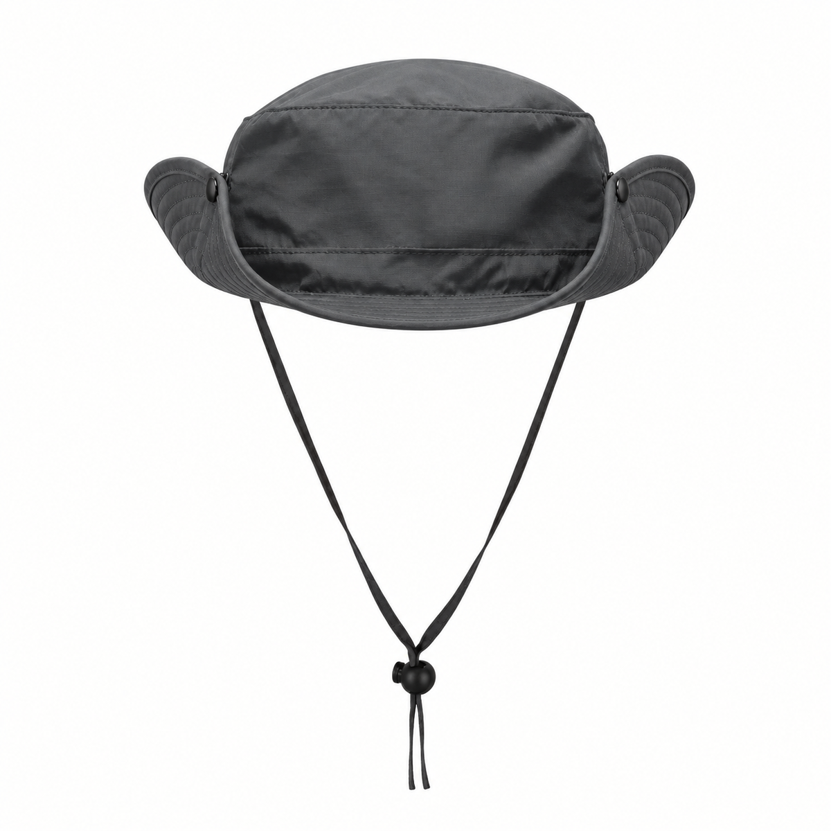 Chapeau homme à bord large gris foncé – bords relevés