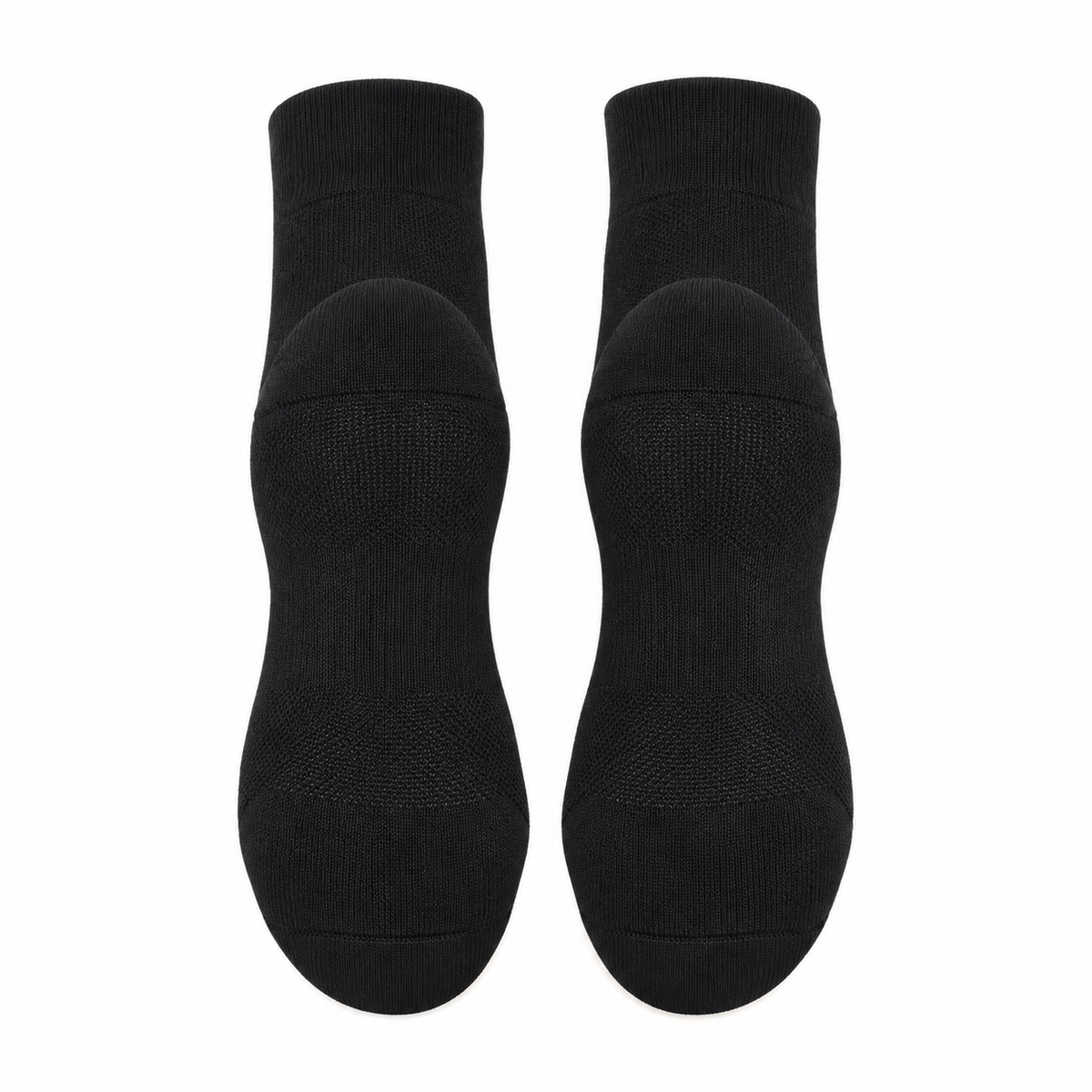 Chaussettes mi-hautes de randonnée noir – semelles
