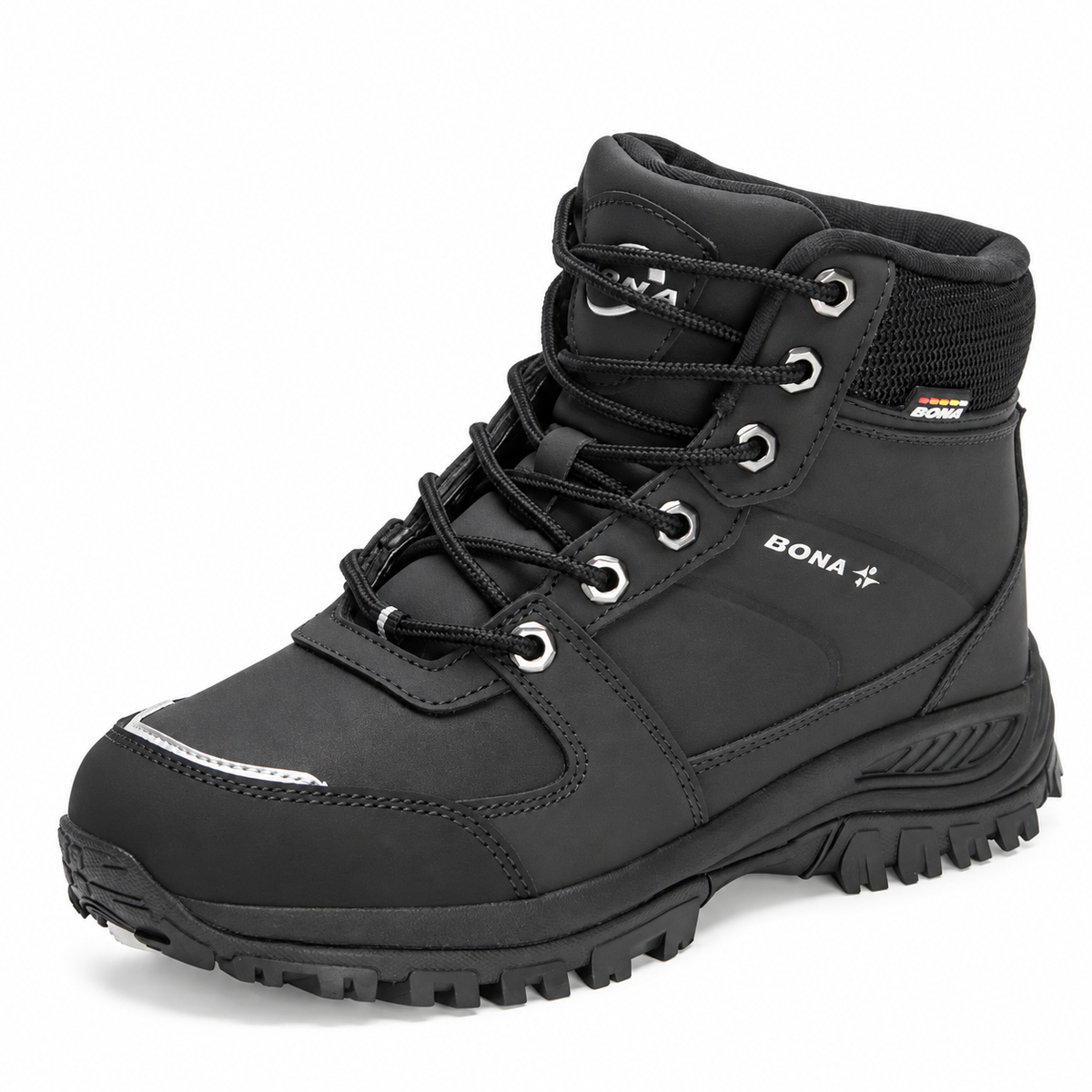 Packshot variante de la chaussure randonnée homme noir