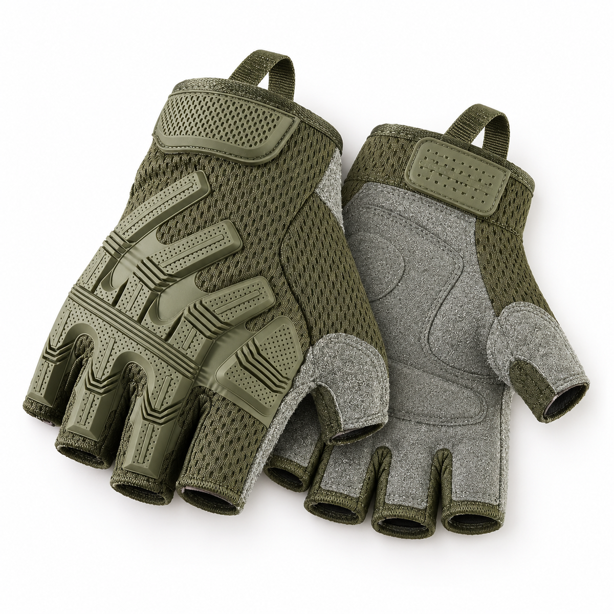 Gants fins vert armée – paire compacte
