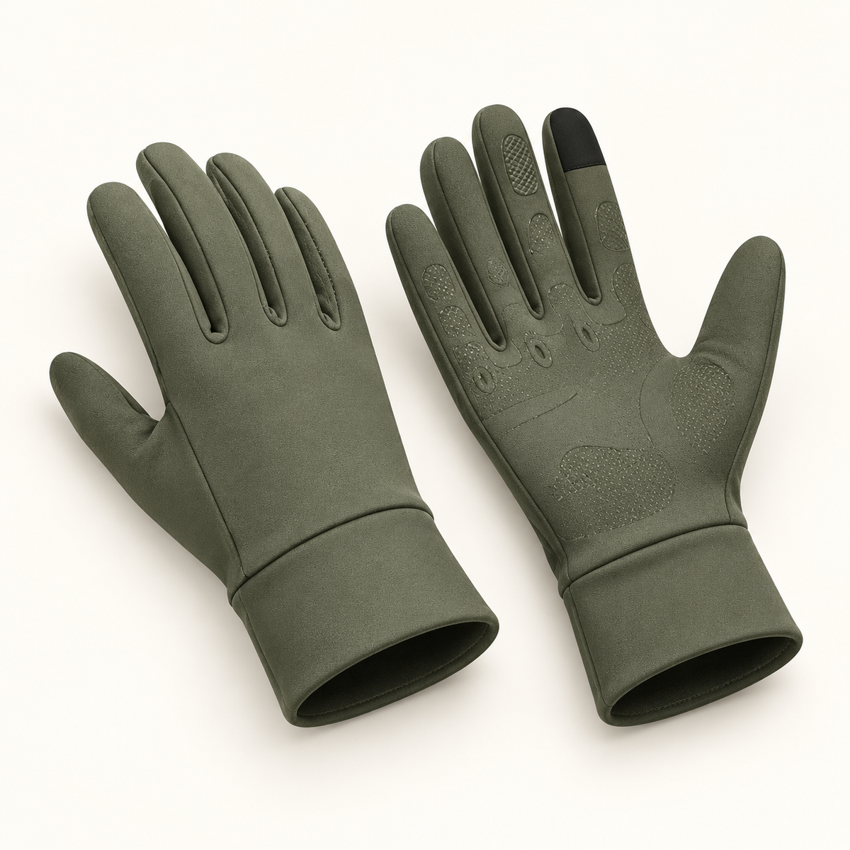 Gants verts – manchettes longues