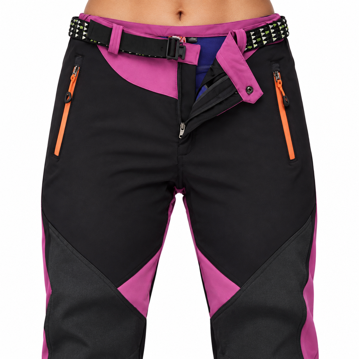 Ceinture du pantalon randonnée haute montagne violet