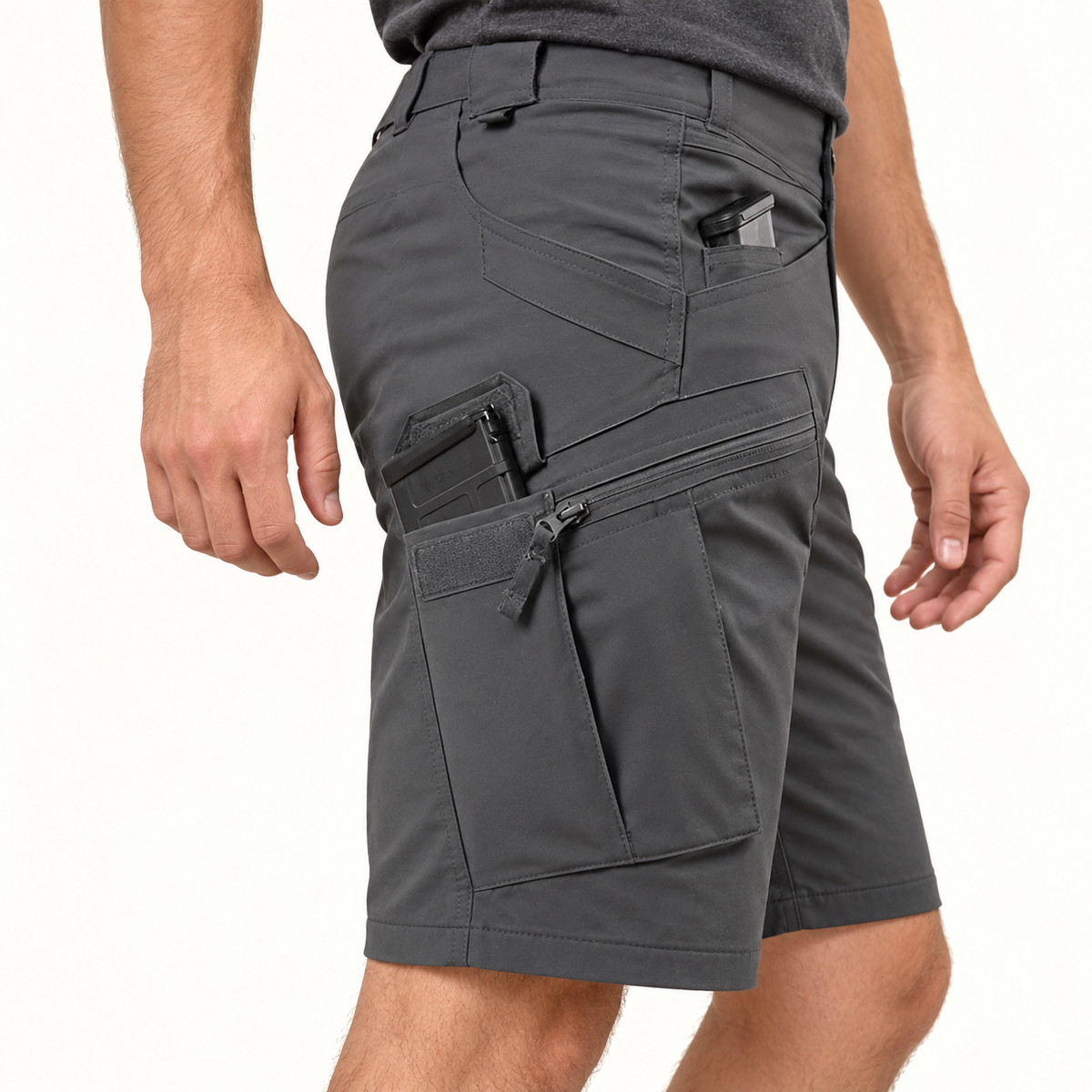 Poches du short de randonnée ultra léger homme