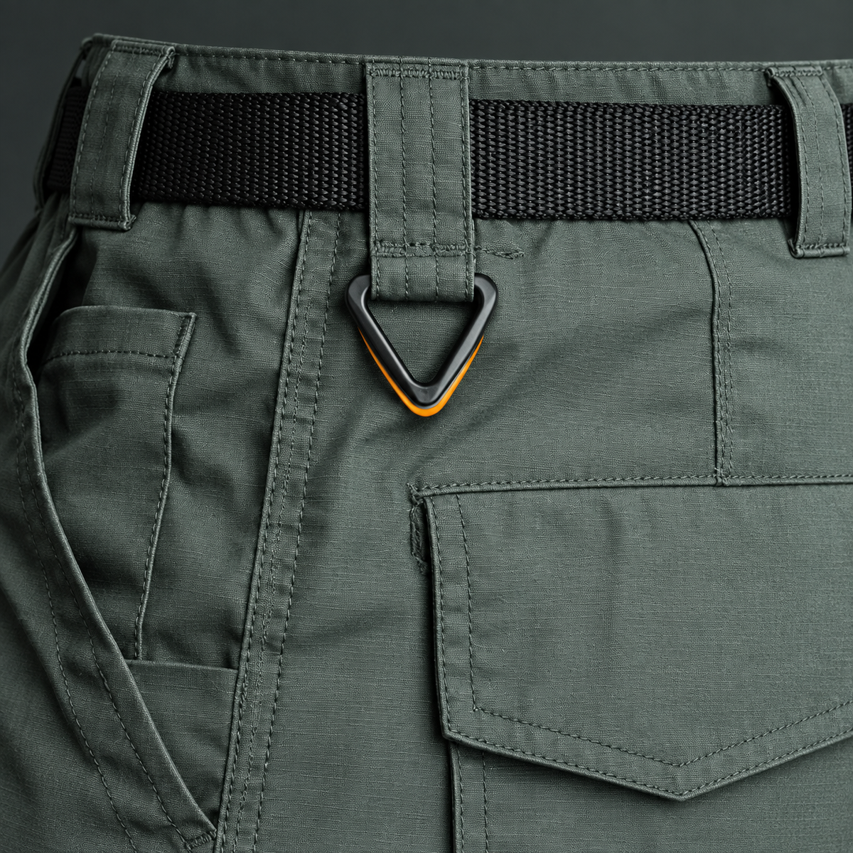 Ceinture et boucle du short technique randonnée