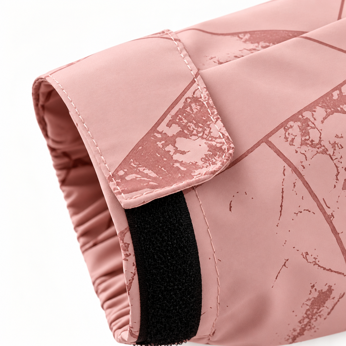 Veste randonnée femme printemps Rose 1 – détail du poignet réglable