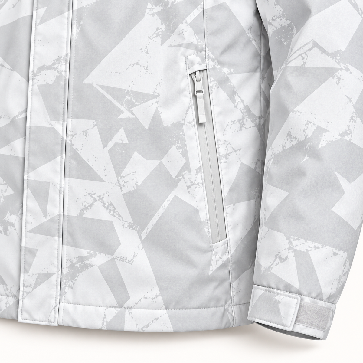 Veste randonnée neige homme – détail poche zippée