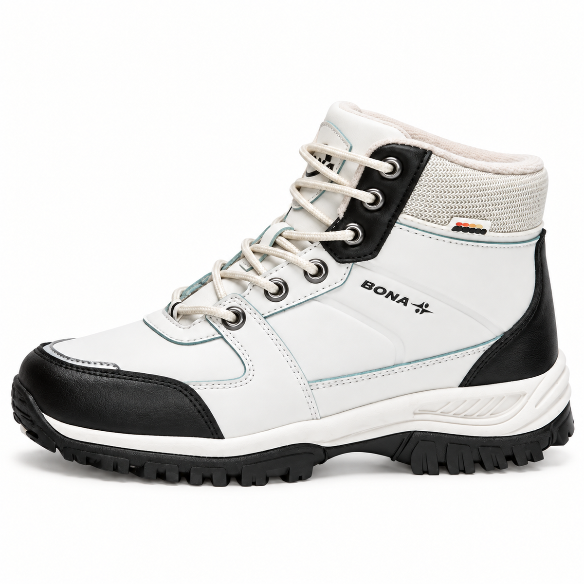 Profil technique de la chaussure randonnée homme blanc