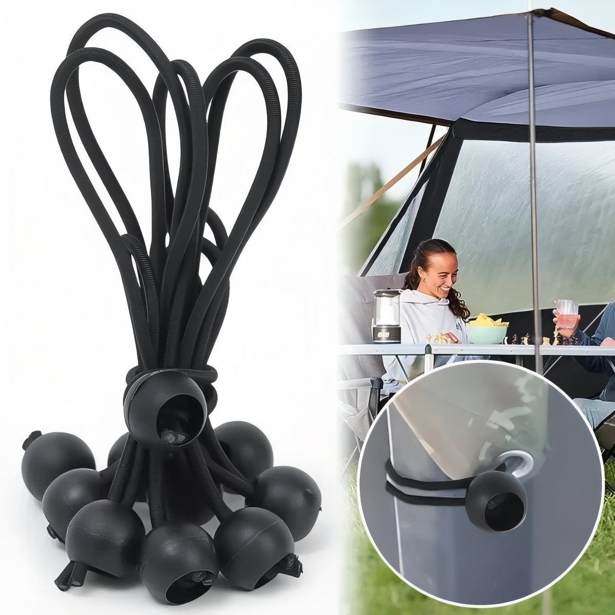 Tendeur Élastique À Boule Pour Tente 9