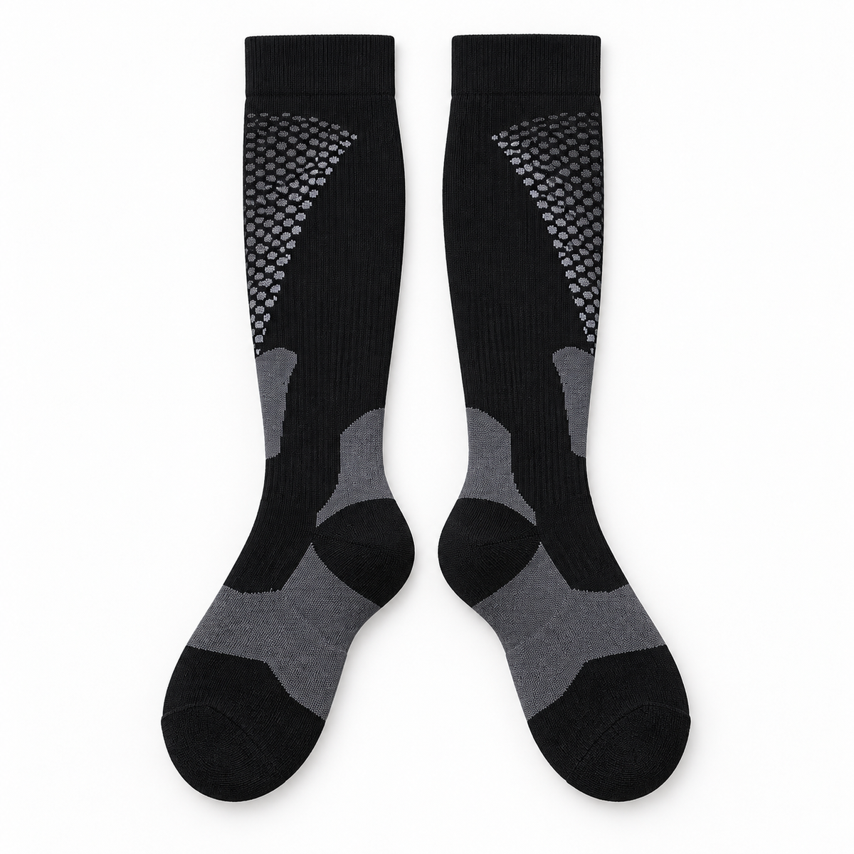 Chaussettes de randonnée adulte noir – semelles
