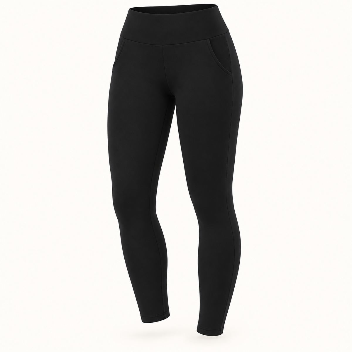 07 legging double polaire femme randonnee poches