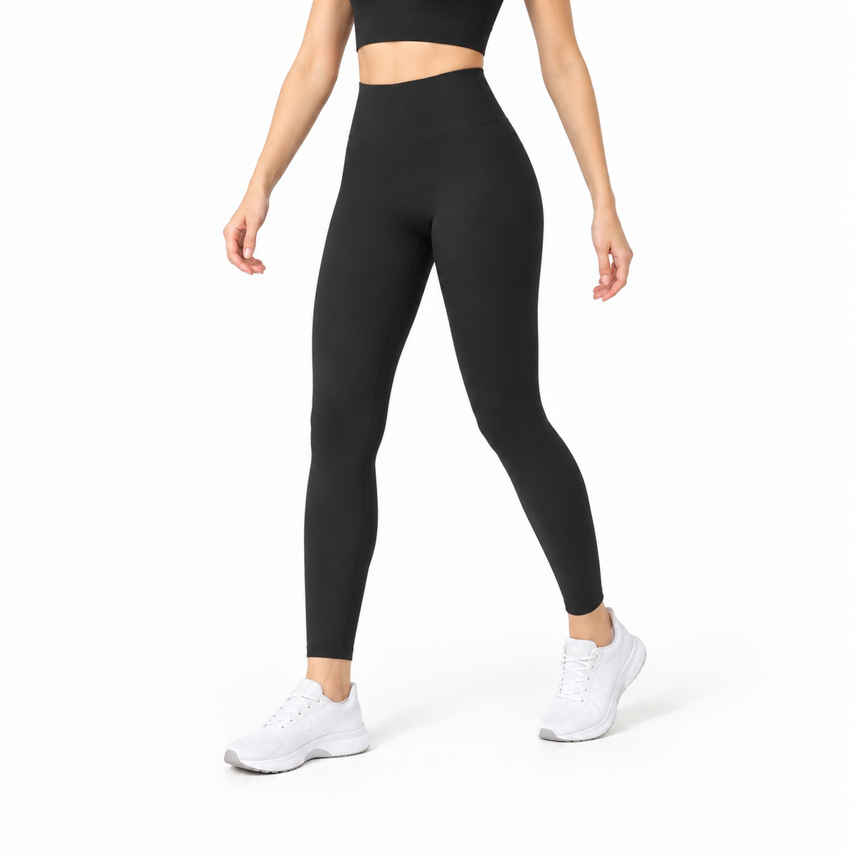 07 legging taille haute noir mouvement