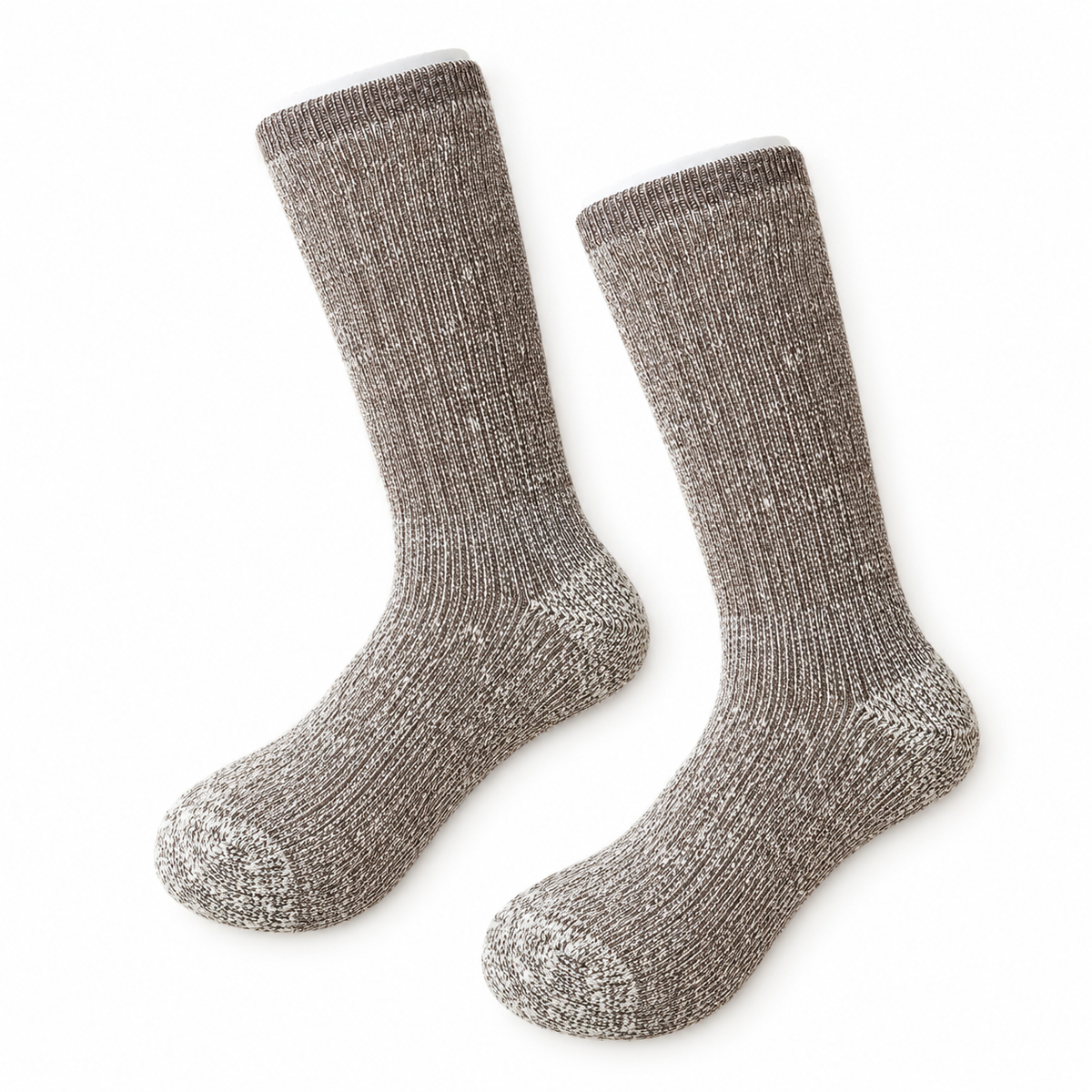 Chaussettes Randonnée Pour Bottes — Café — Conversion Maille