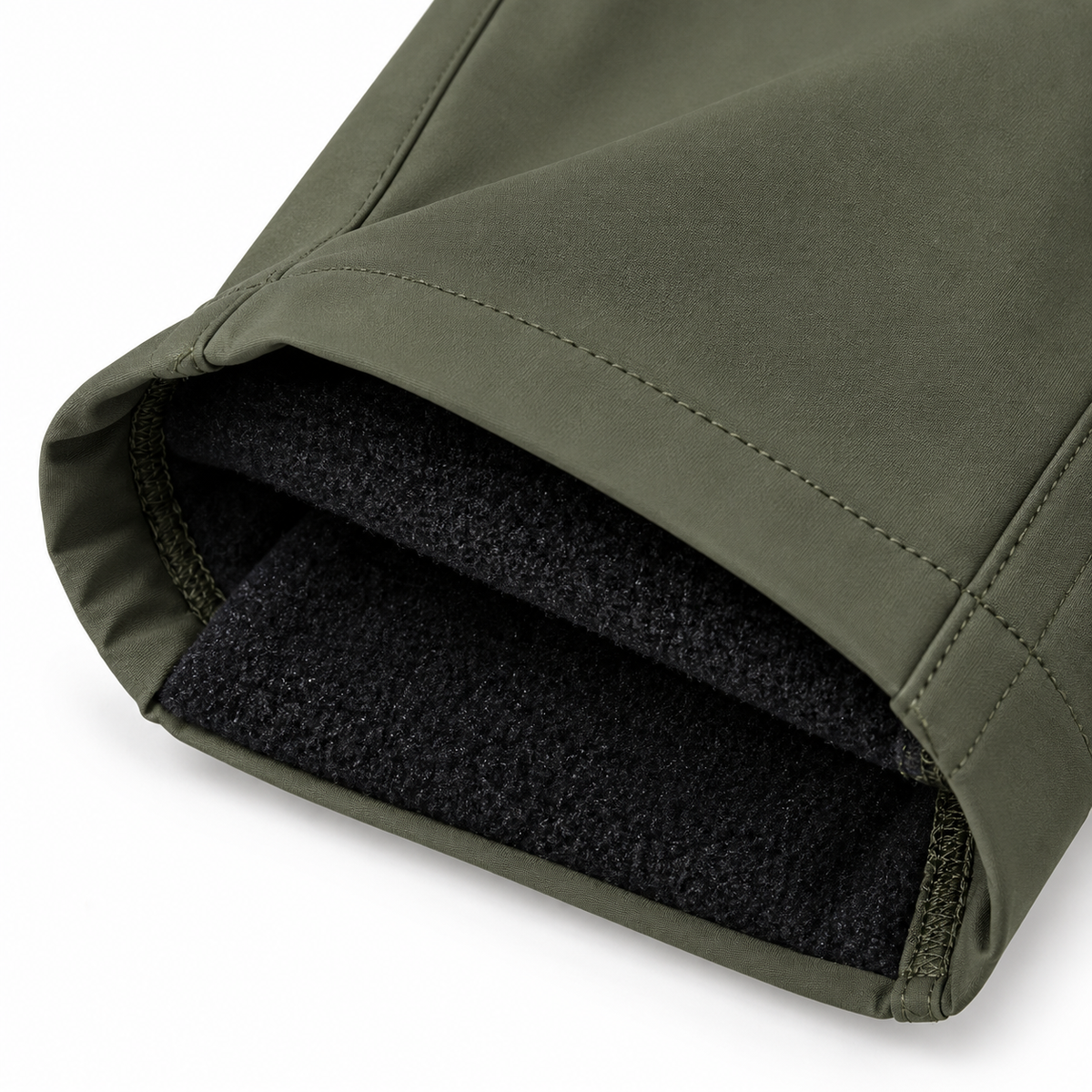Pantalon randonnée anti moustique vert — doublure softshell