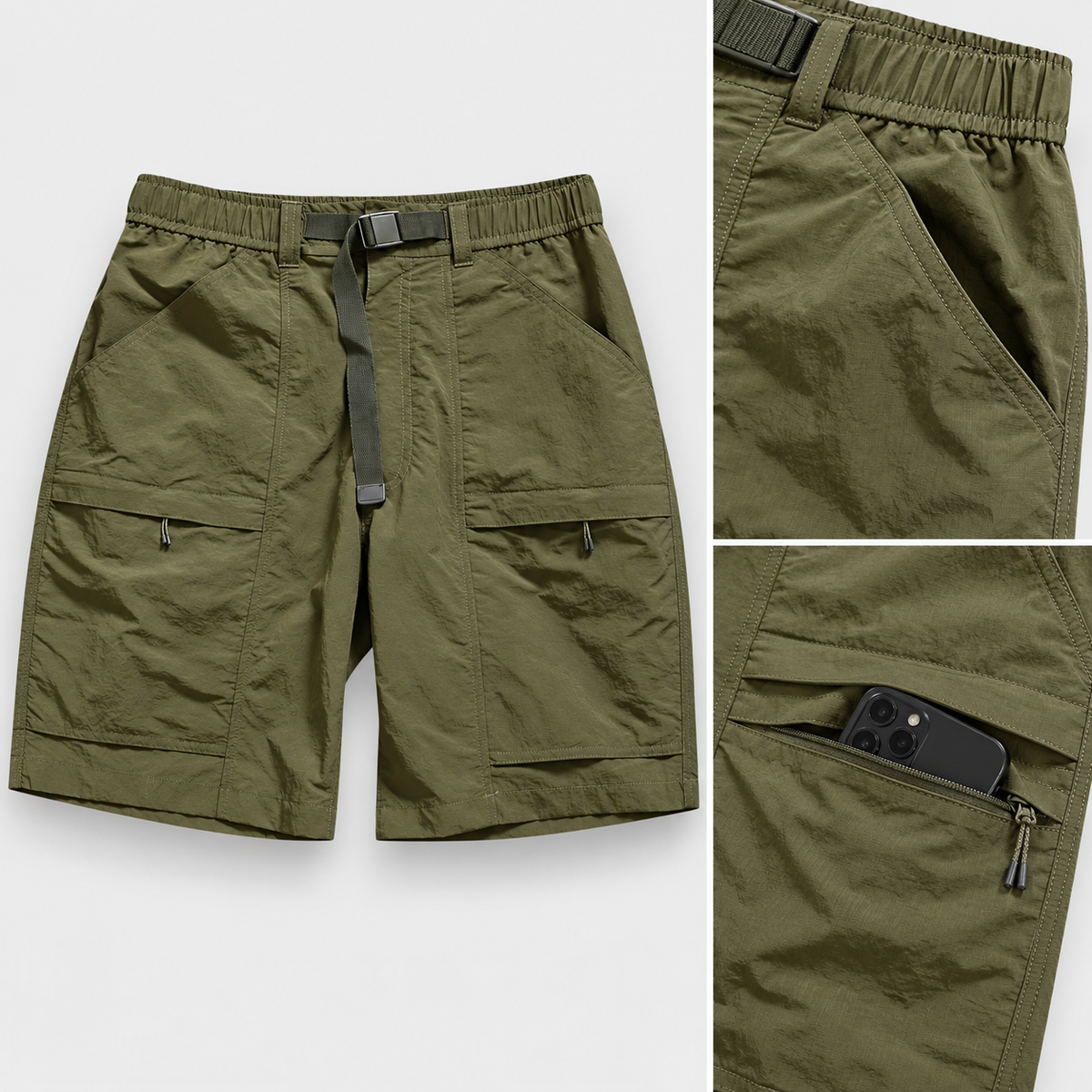 Short randonnée 10 ans vert – poches zippées