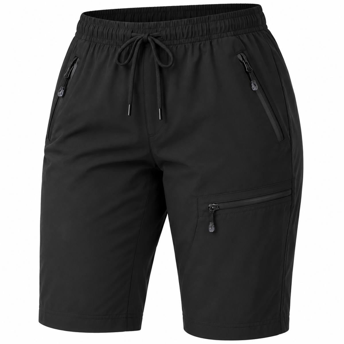 07 short randonnee elastane vert poches