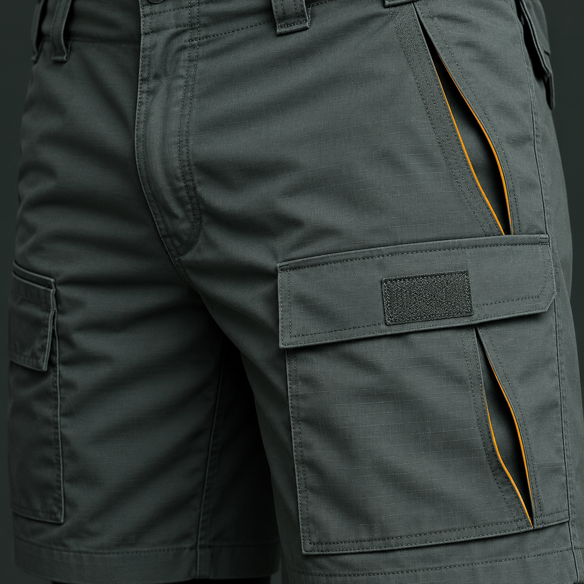Poches cargo du short technique randonnée