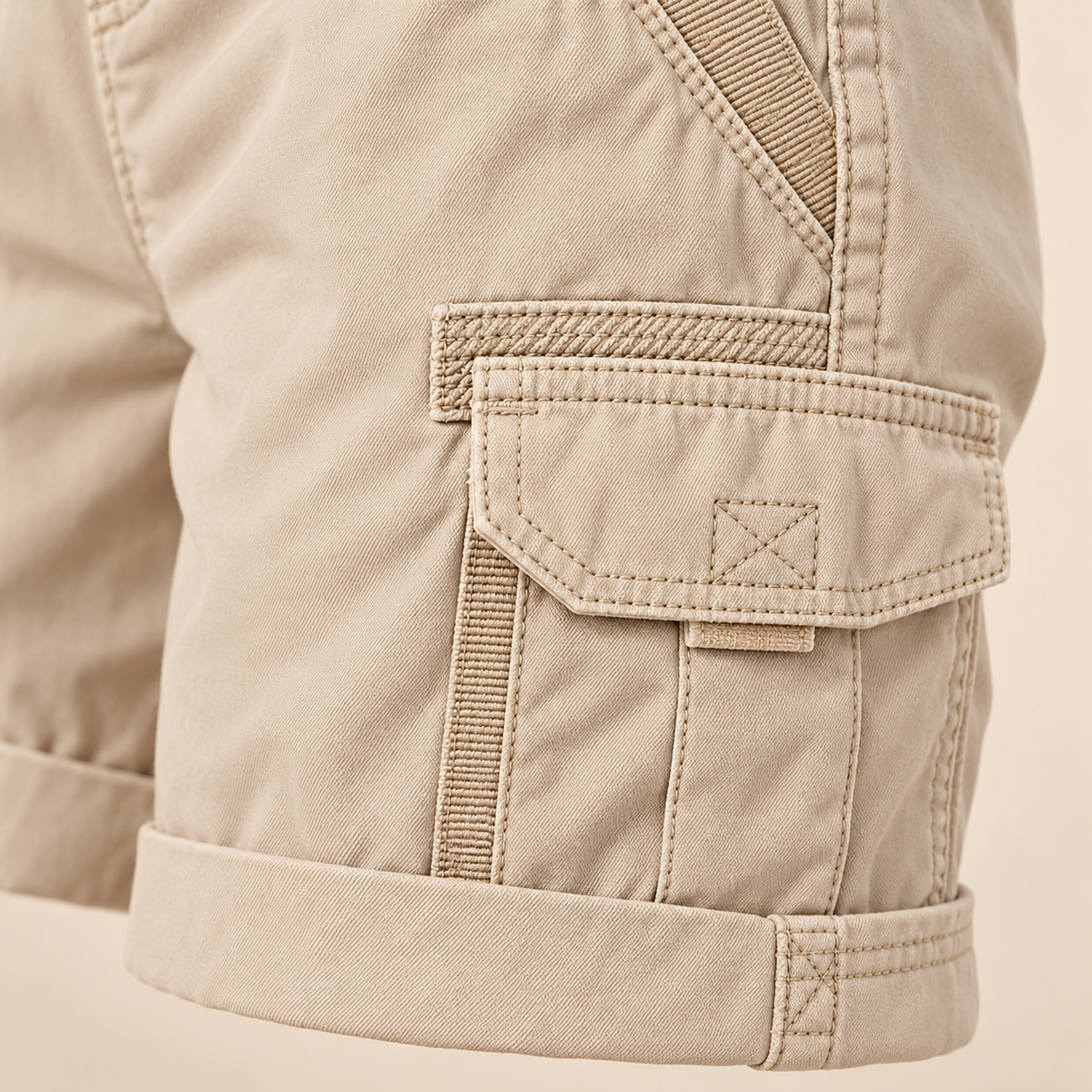 Poche cargo du short toile randonnée