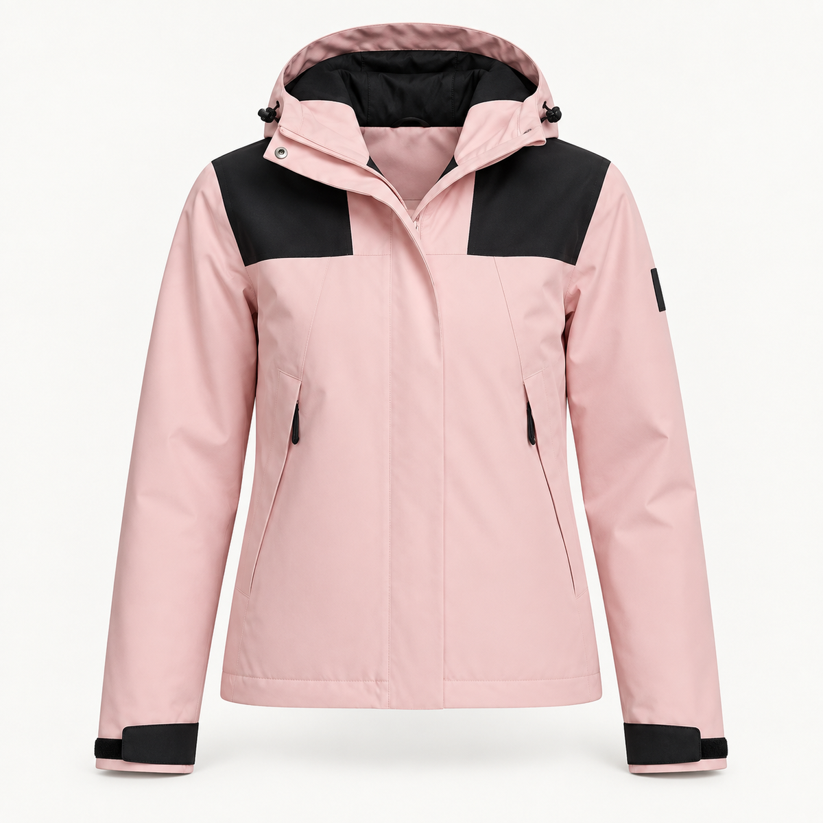 Veste de randonnée femme rose – poignets ajustables