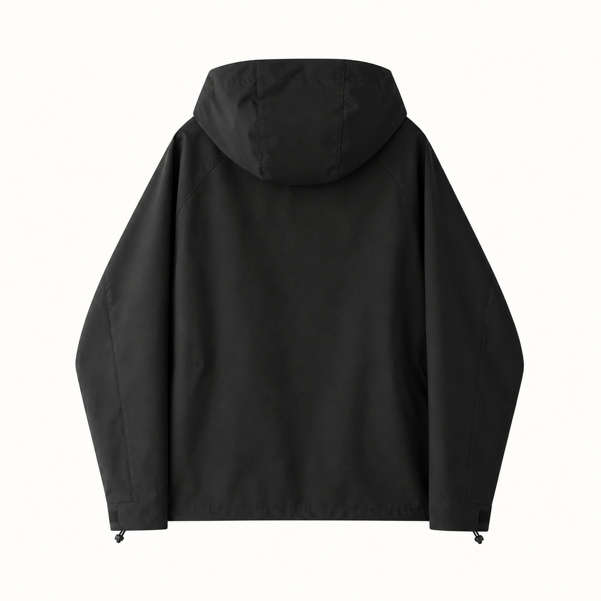 Veste mi saison randonnée femme noire – vue du dos