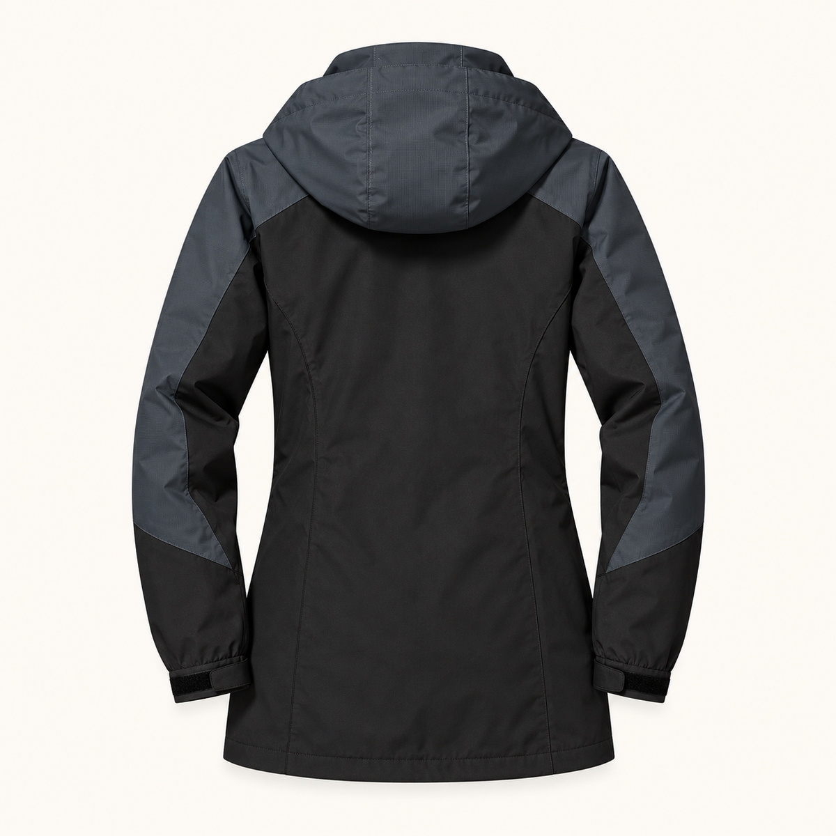 Veste randonnée neige femme noire – vue du dos