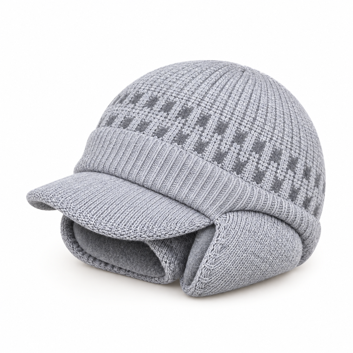 Bonnet technique gris clair – pliage compact